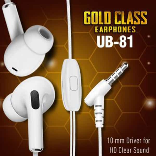 Ubon UB-81 Universal Earphone With Super Extra Bass Wired Headset