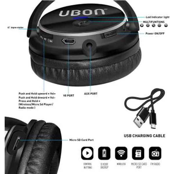 Ubon GBT-5605 Bluetooth Headset
