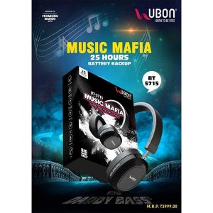 Ubon BT-5715 Music Mafia Wireless Headphone Bluetooth Headset