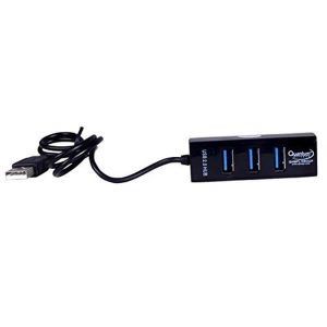 QUANTUM QHM6642 4-Port USB Hub (Black)