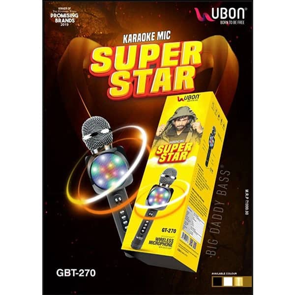 Ubon GBT-270 KARAOKE MIC SUPER STAR