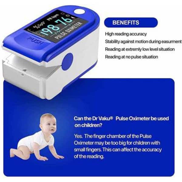 Pulse Smart Oximeter with OLED Colour Display