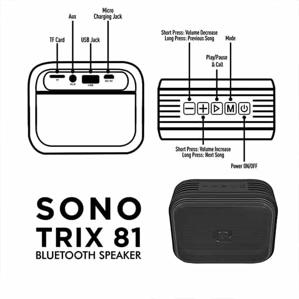 Quantum SonoTrix 81 Bluetooth Speaker