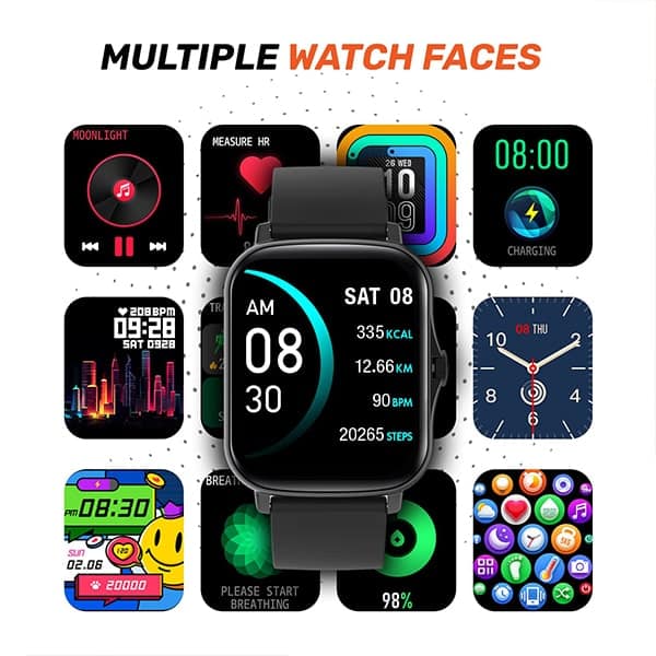 Fire-Boltt Beast SpO2 1.69 Inch Display Size Full Touch Smart Watch