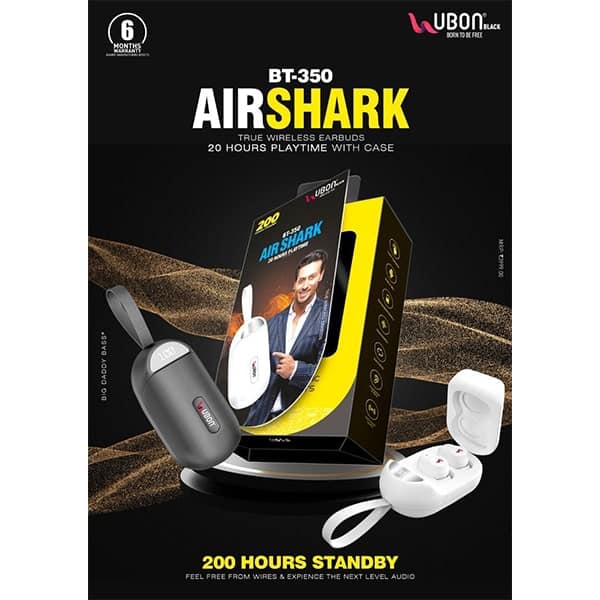 Ubon BT-350 Airshack True Wireless Earbuds