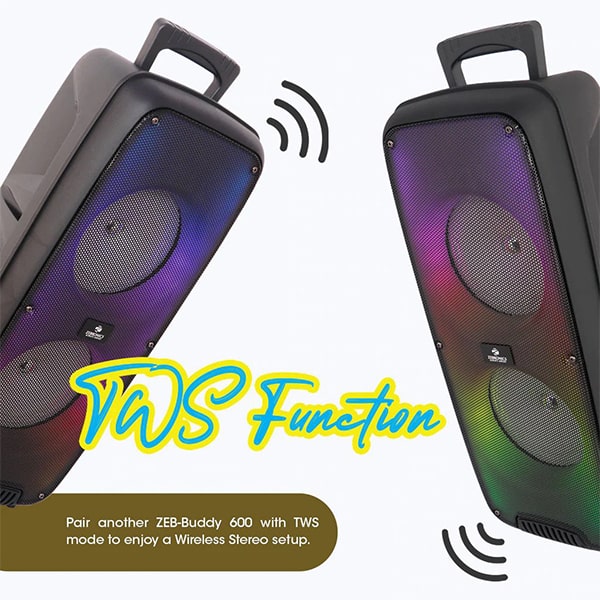 Buy Zebronics Zeb-Buddy 600 Wireless Portable Speaker ✔️ 20% OFF