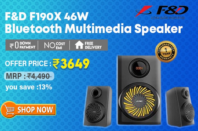 F&D F190X 46W Bluetooth Multimedia Speaker