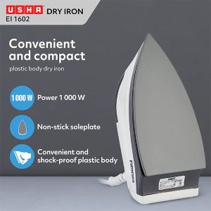 Usha EI 1602 1000 W Lightweight Dry Iron