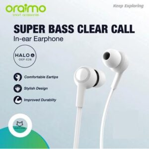  Oraimo OEP-E26 Super Bass Clear Call Earphone With Mic