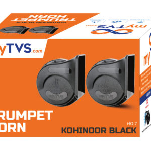 myTVS HO-7 Kohinoor Black Trumpet Twin Tone Horn 3