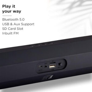 Pebble Edge Plus 10W Bluetooth Soundbar