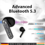 Blaupunkt BTW100 KHROME Bassbuds in Ear TWS Bluetooth Earbuds