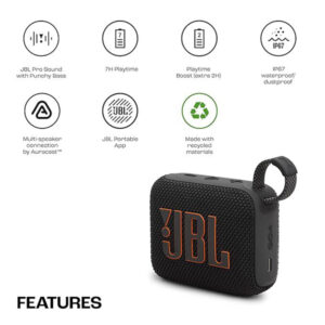 JBL Go 4 Wireless Ultra Portable Bluetooth Speaker