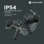 Moto Buds+ Sound by Bose, Dual Dynamic Drivers, 48dB ANC, Dolby Head Tracking Wireless Earbuds