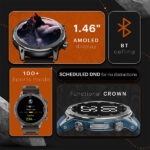 Noise Endeavour Rugged Design 1.46 AMOLED Display Smart Watch