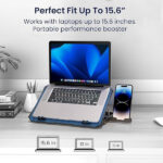 Portronics My Buddy Air 2 Laptop Cooling Pad with Dual Cooling Fans