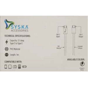 SYSKA CABLE CC32 Cable Fast Charging