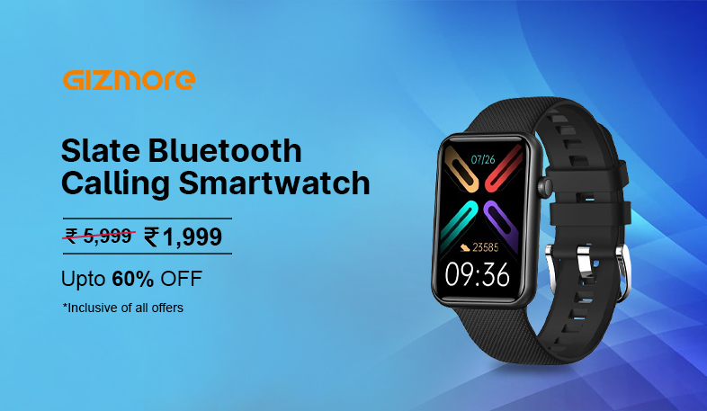 Gizmore Slate Bluetooth Calling Smartwatch