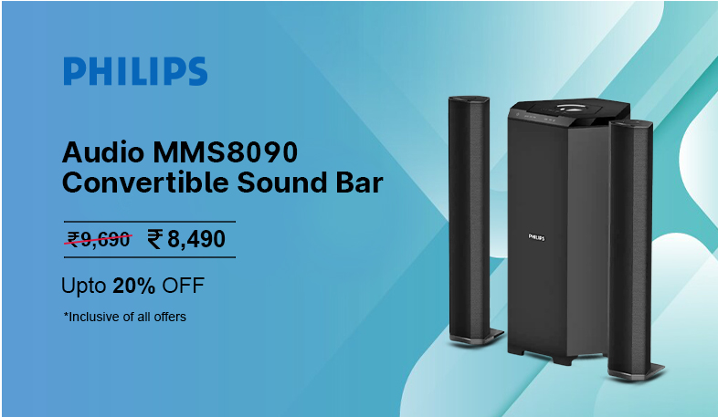 Philips Audio MMS8090 Convertible Sound Bar