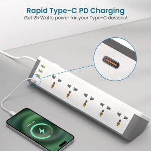 Portronics Power Plate 14 Extension Board