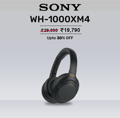 Sony WH-1000XM4 Wireless Headphones with Mic