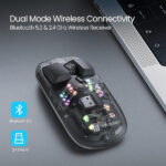 Portronics Toad 5 Transparent Bluetooth Mouse