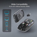 Portronics Toad 5 Transparent Bluetooth Mouse