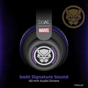 boAt Rockerz 450 Black Panther Marvel Edition Headphone