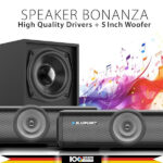 Blaupunkt SBW100 NXT 2.1 Soundbar with Subwoofeer