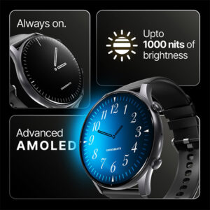 CrossBeats Apex Regal 1.43" Super AMOLED Always On Display Smart Watch