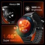 CrossBeats Aura Round 1.46" Super AMOLED Smart Watch